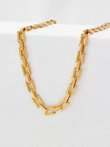 MOTF PREMIUM Collar de cadena minimalista - Amarillo Oro - Ver 1