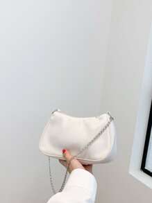 Bolso de mano con decoración de cadenas para vacaciones y festivales para mujeres