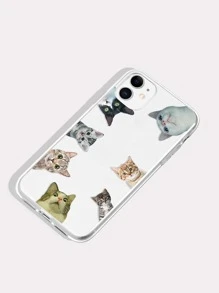 Cute Cat Phone Case - Multicolor - View 2