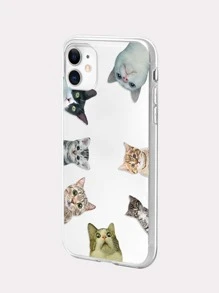 Cute Cat Phone Case - Multicolor - View 4