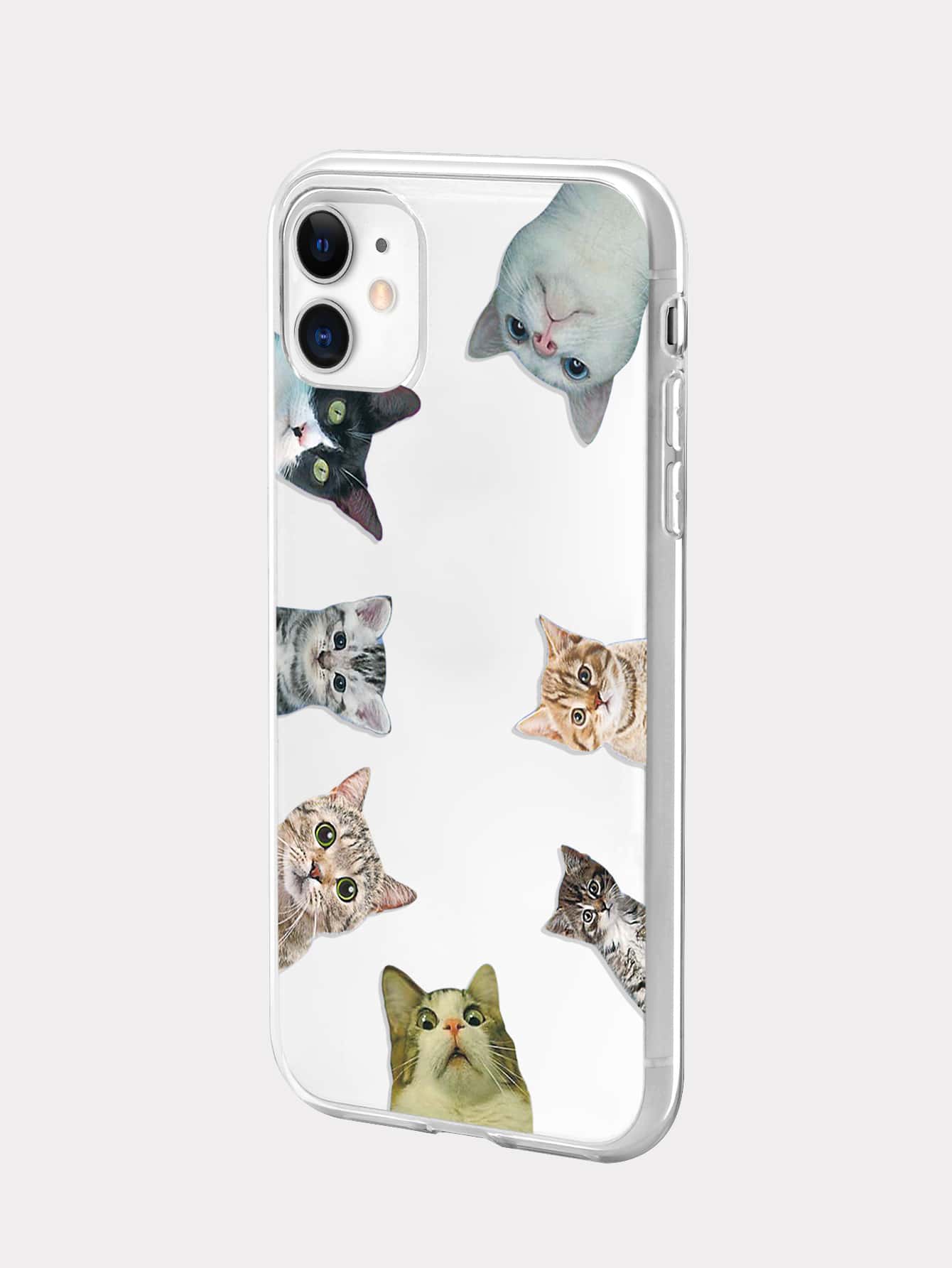 Cute Cat Phone Case,International Version, Not The Domestic Version | SHEIN  USA