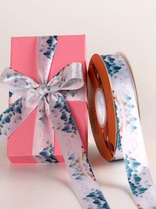 1roll Mountain Print Gift Ribbon