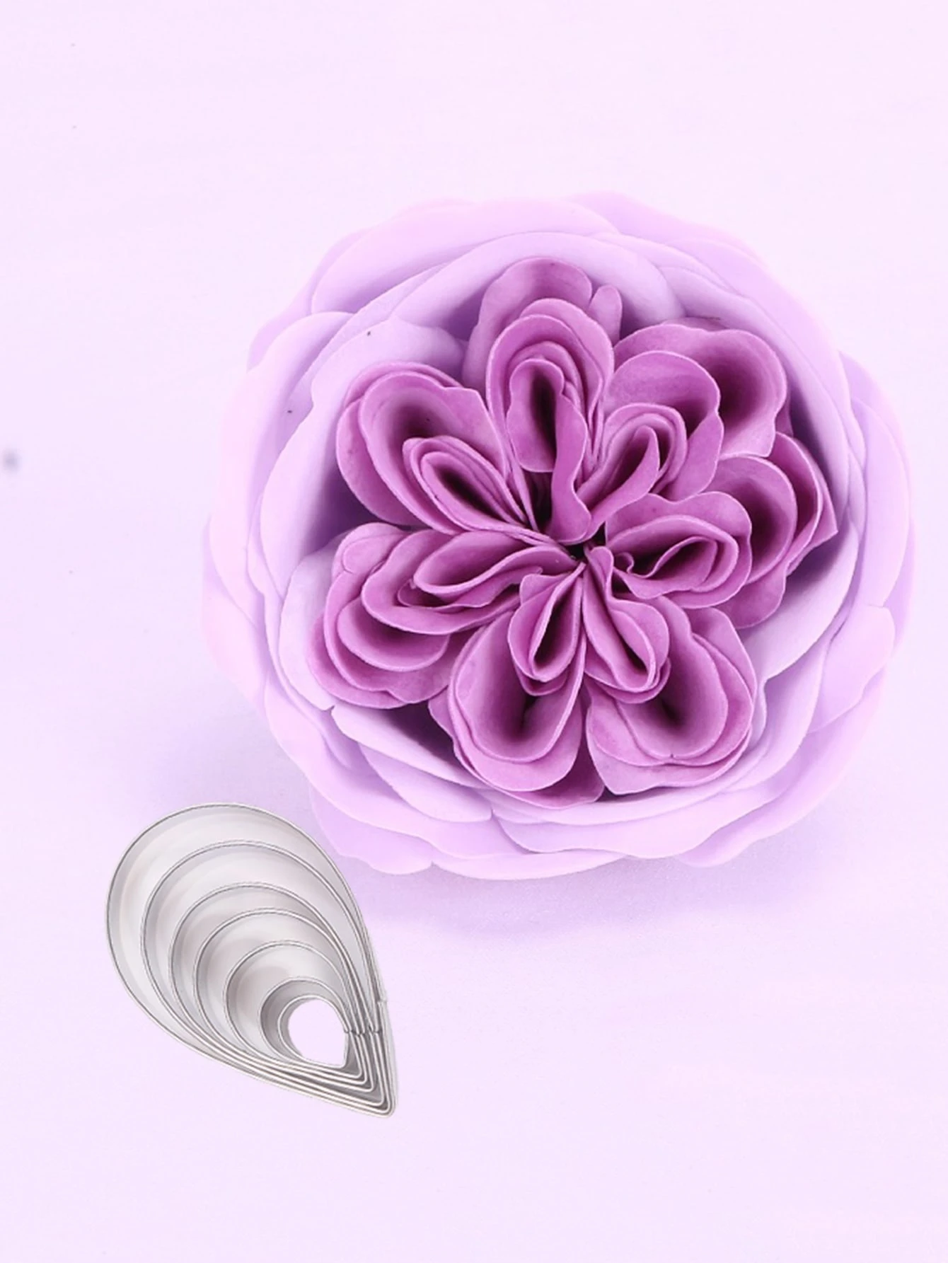 7ピース 花びら 形 クッキー型カッター 7ピース 花びら 形 クッキー型カッター