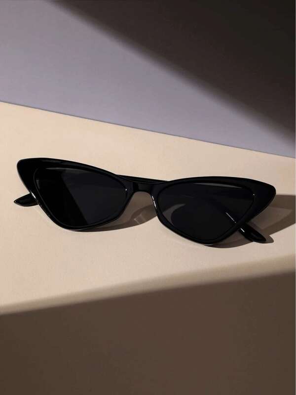 1pair Cat Eye Fashion Glasses Sunglasses UV Protection for Daily Life