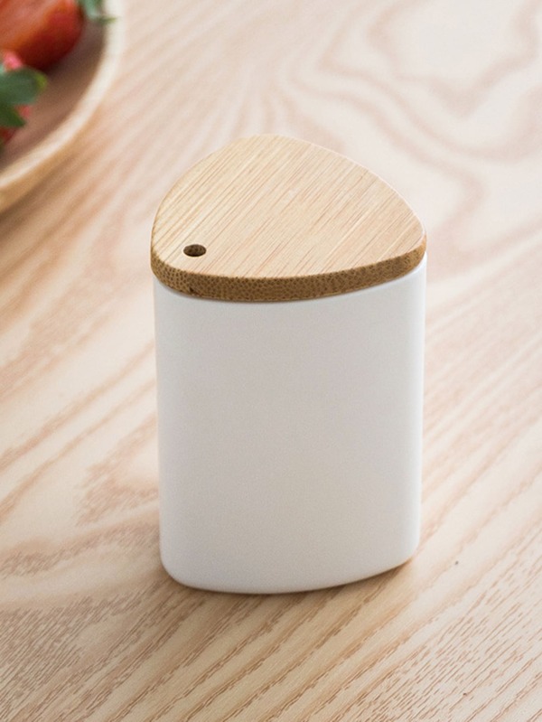 1pc Bamboo Toothpick Holder, Nordic Bamboo Toothpick Holder Dispenser For Desk