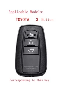 vỏ chìa khóa ô tô bằng silicon Tương thích với Toyota - Hồng - Xem 3