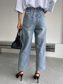 DAZY High Waist Mom Fit Jeans