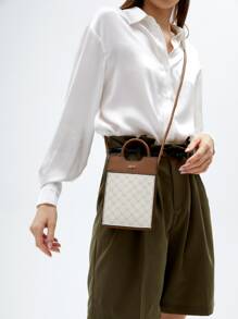 MOTF X Polina Bright 100% SILK STRAIGHT FIT SHIRT - White - View 4