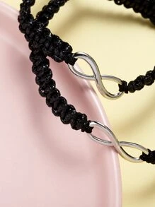2 Stücke Armband mit Infinity Dekor