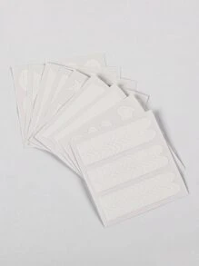 24片法式美甲贴纸 - 白色 - 查看 2