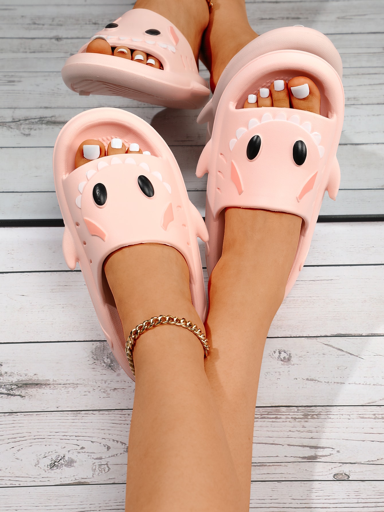 Cartoon shark slides