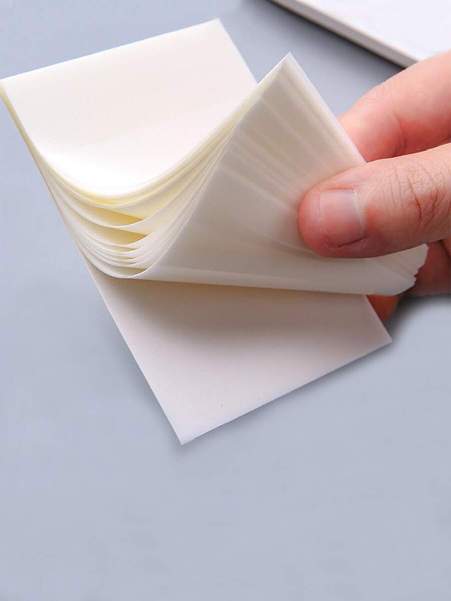 透明便簽本書籤記事本便籤紙辦公學校用品 - 無色 - 查看 1