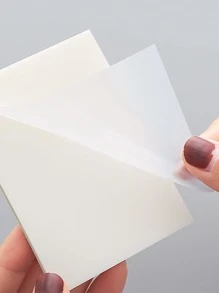 透明便簽本書籤記事本便籤紙辦公學校用品 - 無色 - 查看 3
