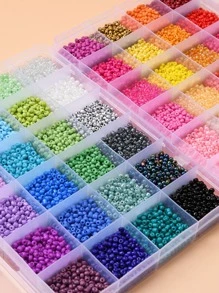 1 bộ tràng hạt & sợi đàn hồi Phụ kiện trang sức tự làm - Nhiều màu - Xem 3