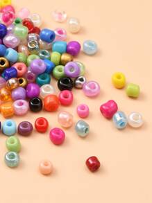 1 bộ tràng hạt & sợi đàn hồi Phụ kiện trang sức tự làm - Nhiều màu - Xem 6