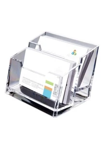 licao 1入組2層透明卡片收納盒 - 無色 - 查看 2