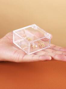 2pcs Clear Jewelry Box - Clear - View 2