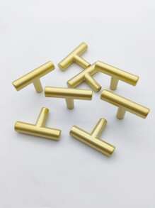 Tủ quần áo có ngăn kéo bằng hợp kim nhôm hình chữ T một lỗ - Vàng - Xem 1