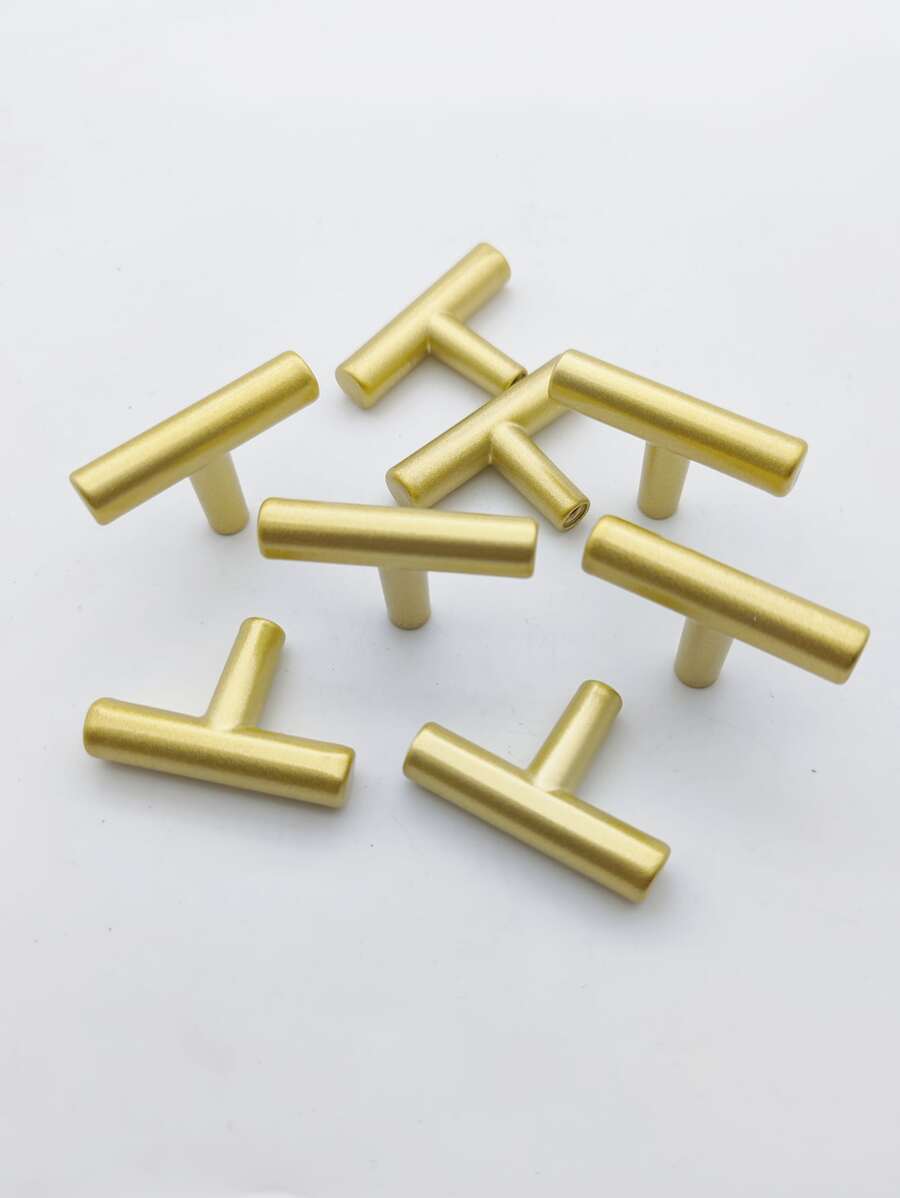 Tủ quần áo có ngăn kéo bằng hợp kim nhôm hình chữ T một lỗ - Vàng - Xem 1