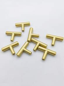 Tủ quần áo có ngăn kéo bằng hợp kim nhôm hình chữ T một lỗ - Vàng - Xem 2