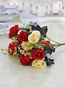 1入組擬真花花束帶12入組頭 - 彩色 - 查看 5