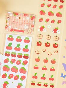 1sheet Random Pattern DIY Sticker - Multicolor - View 3