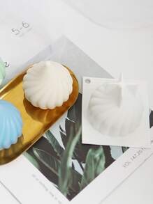 1pc Onion Shaped Candle Silicone Mold, White Creative Silicone Mold For DIY Craft - White - View 3