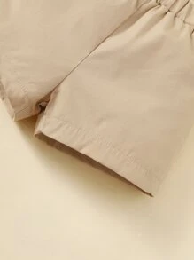 男嬰拼接邊POLO衫和短褲 - 彩色 - 查看 4