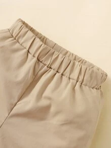 男嬰拼接邊POLO衫和短褲 - 彩色 - 查看 5