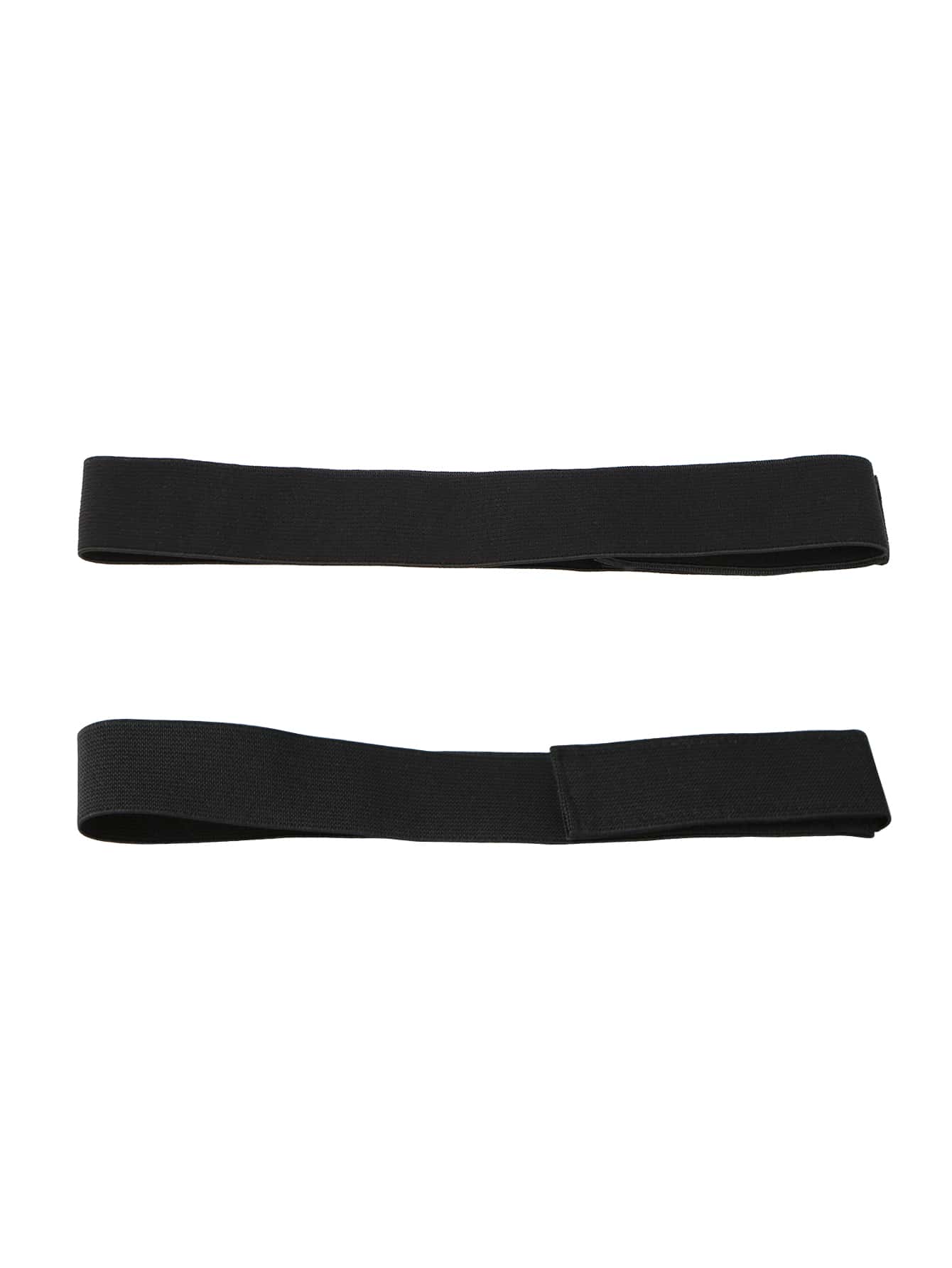 Hook-And-Loop Wig Elastic Band - Black - View 1