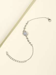 Planet Decor Link Bracelet - Silver - View 2