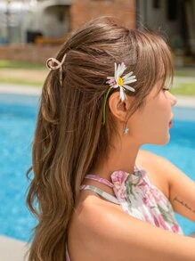 DAZY Kẹp tóc tối giản dùng hàng ngày cho các cô gái Kiểu tóc thường ngày Kẹp tóc ngày lễ tình nhân Kẹp tóc Kẹp tóc Kẹp tóc kẹp tóc Kẹp tóc kẹp tóc kẹp tóc kẹp tóc - Hoa hồng vàng - Xem 6