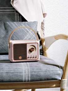 1pc Vintage Portable Speaker - Pink - View 3