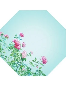 1pc Flower Pattern Manual Umbrella - Multicolor - View 5