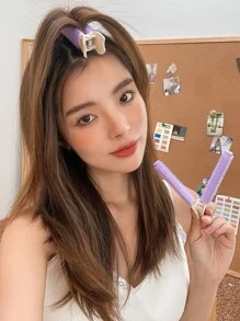 DAZY 辮子捲髮器，隨身捲髮器 - 紫色 - 查看 5