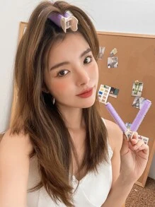 DAZY 辮子捲髮器，隨身捲髮器 - 紫色 - 查看 6