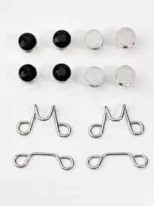 4 piezas hebilla ajustable con diseño de diamante de imitación cintura - Multicolor - Ver 3