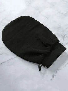 1pc Double-sided Exfoliating Bath Glove - Black - View 4