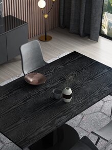 1 cuộn Giấy dán tường họa tiết gỗ, Miếng dán cải tạo, Tấm ốp tường, Giấy dán tường, Giấy dán tường, Vật dụng trang trí mùa xuân Làm mới ngôi nhà của bạn, Miếng dán trang trí Rama - màu đen - Xem 7