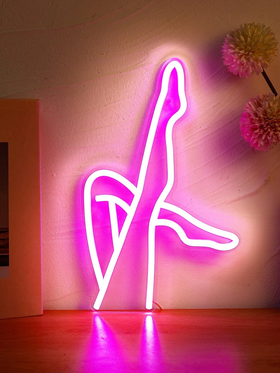 Figure Design Neon Light - Pink - View 1