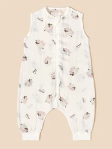Bebé 1 pieza Saco de dormir con estampado de oveja - Multicolor - Ver 2