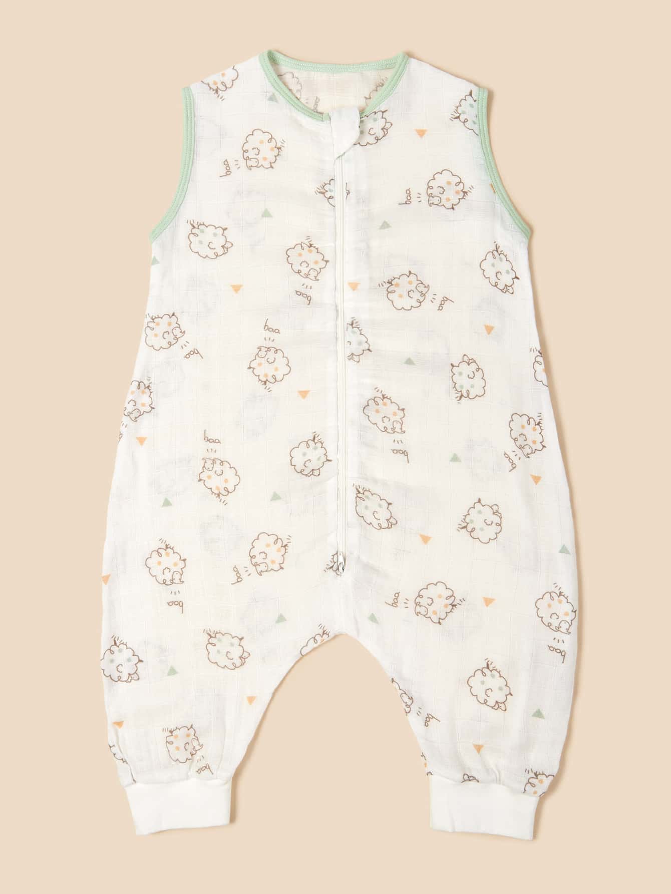 1pc Baby Sheep Print Sleeping Bag