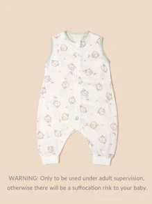 كيس نوم بطباعة خروف قطعة واحدة للاطفال