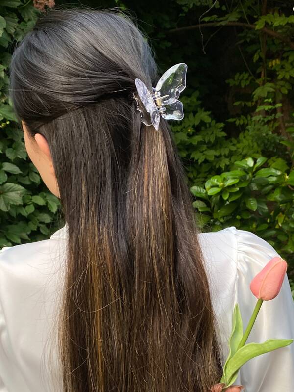 Butterfly Decor Hair Claw SHEIN USA
