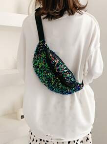 Túi đeo chéo màu trơn Có thể điều chỉnh được Đúng mốt - Nhiều màu - Xem 1