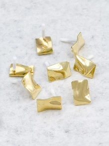8 piezas Accesorio Arete geométrico DIY
