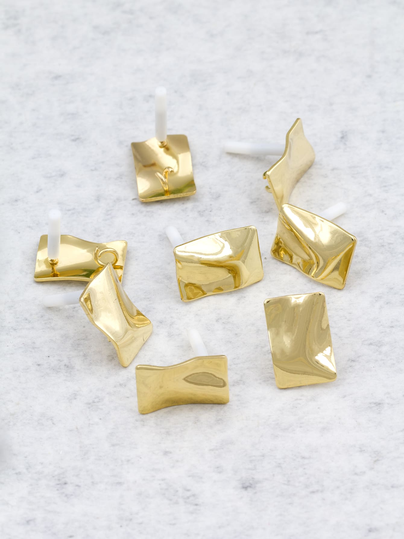 8 piezas Accesorio Arete geométrico DIY