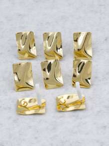 8 piezas Accesorio Arete geométrico DIY