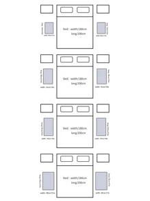 Alfombra con patrón geométrico anti deslizante - Multicolor - Ver 6