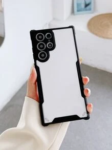 透明防摔手机壳，国际版，非国内版 - 黑色 - 查看 1